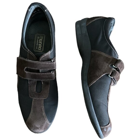 Munro American Sport JOLIET Suede Mesh Flats 8.5N Brown 111B - Picture 3 of 9